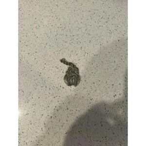 Shih Tzu Pewter Dog‎ Head Keychain sd